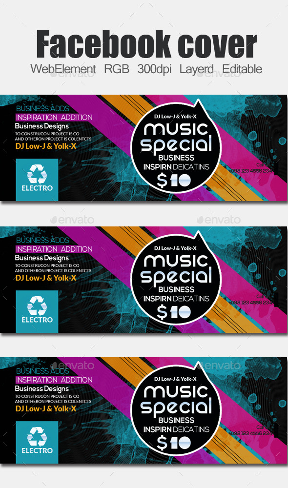 GraphicRiver Electro & Futuristic Facebook Timeline 11941276 GraphicRiver Electro & Futuristic Facebook Timeline 11941276