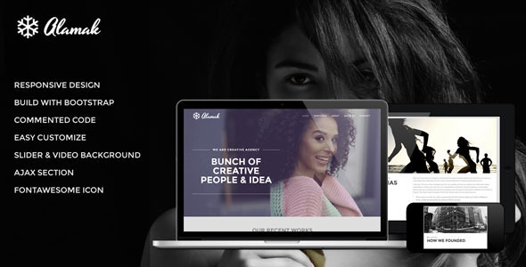 Alamak - Responsive One Page Portfolio