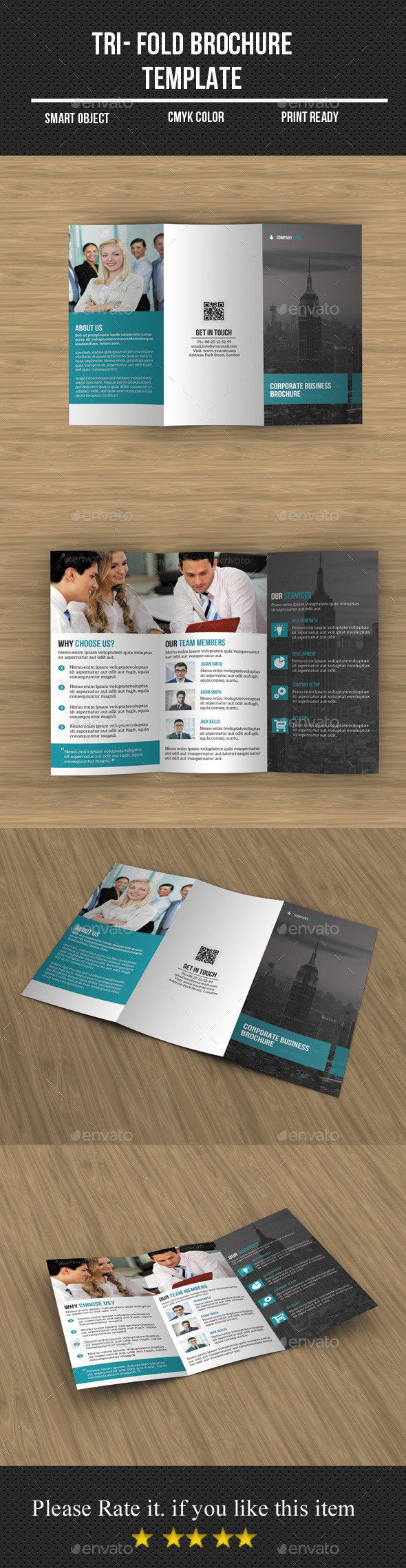 GraphicRiver Tri- Fold Business Brochure 11942468 GraphicRiver Tri- Fold Business Brochure 11942468