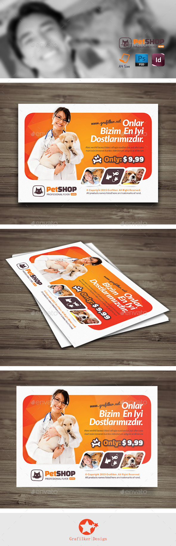 GraphicRiver Pet Shop Flyer Templates 11945529 GraphicRiver Pet Shop Flyer Templates 11945529