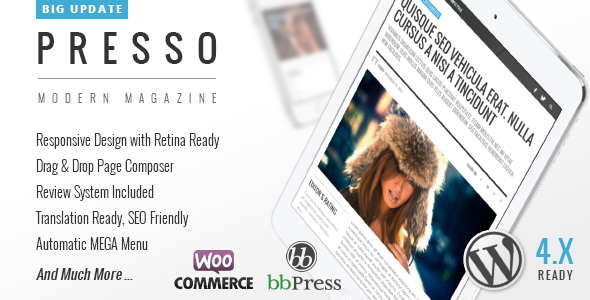 PRESSO - Clean & Modern Magazine Theme