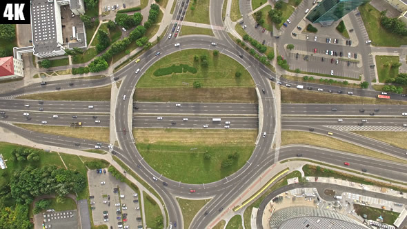 Roundabout Highway Interchange Roundabout Highway Interchange