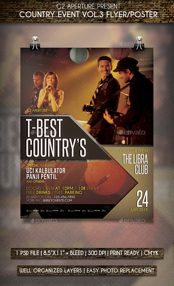 GraphicRiver Country Event Flyer Poster Vol.3 11947164 GraphicRiver Country Event Flyer Poster Vol.3 11947164