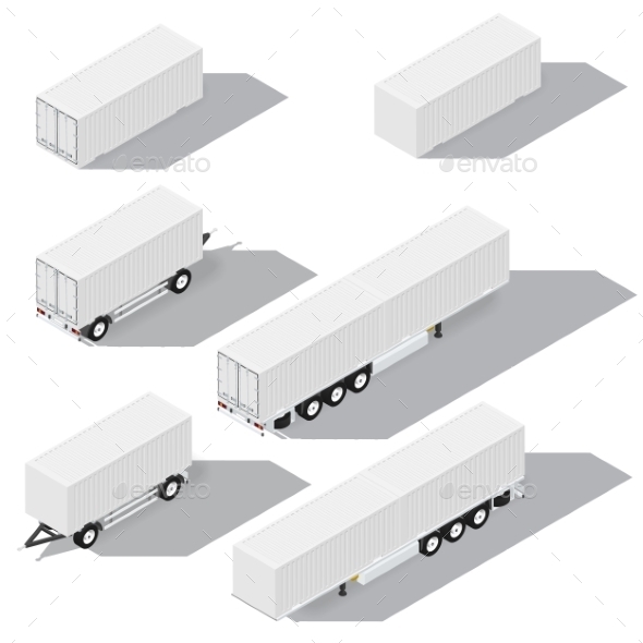 GraphicRiver Shipping Containers and Trailers Isometric 11947739 GraphicRiver Shipping Containers and Trailers Isometric 11947739