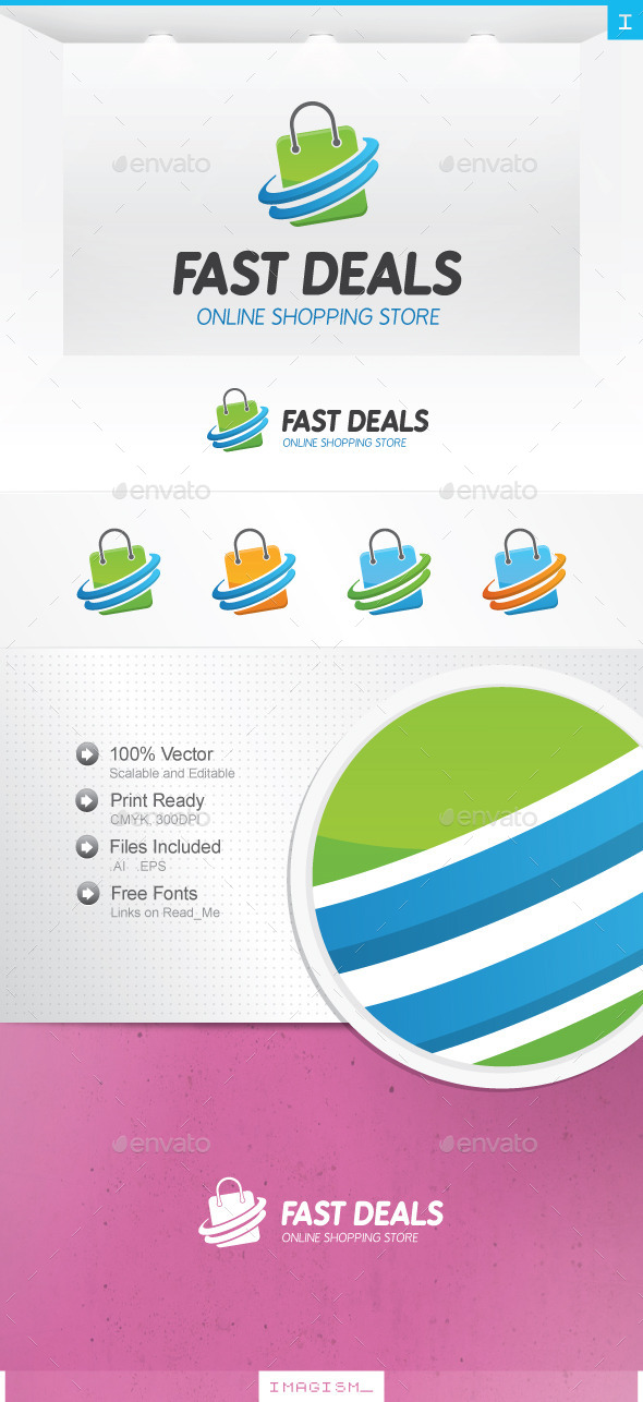 GraphicRiver Fast Shop Logo 11948368 GraphicRiver Fast Shop Logo 11948368