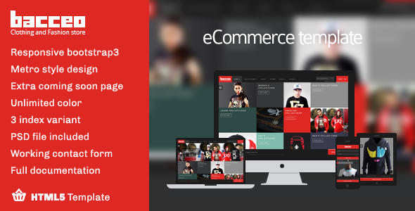Bacceo metro style eCommerce template