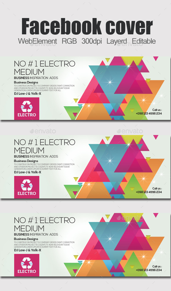 GraphicRiver Electro & Futuristic Facebook Timeline 11948537 GraphicRiver Electro & Futuristic Facebook Timeline 11948537