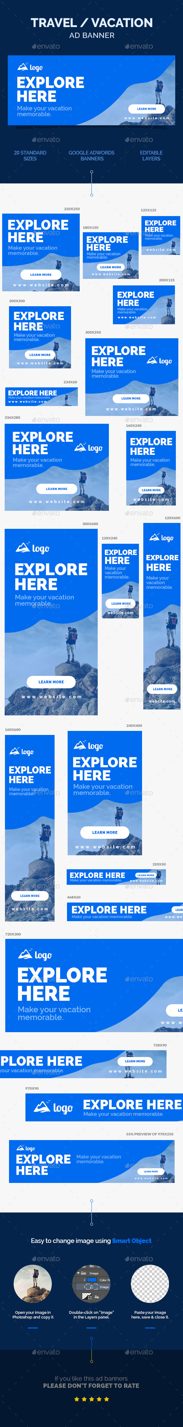 GraphicRiver Travel Ad Banner Vacation Ad Banner 11948607 GraphicRiver Travel Ad Banner Vacation Ad Banner 11948607