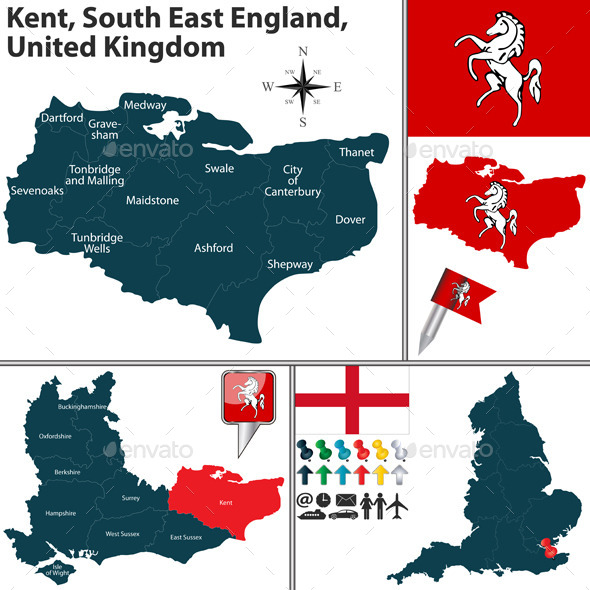 GraphicRiver Kent South East England UK 11949212 GraphicRiver Kent South East England UK 11949212