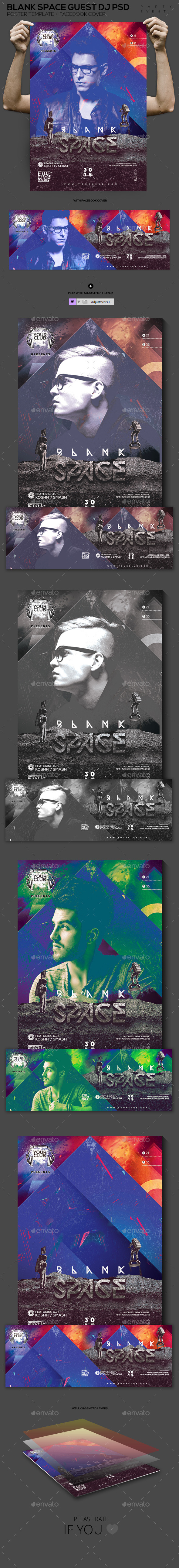 GraphicRiver Blank Space Guest DJ PSD Template 11949847 GraphicRiver Blank Space Guest DJ PSD Template 11949847