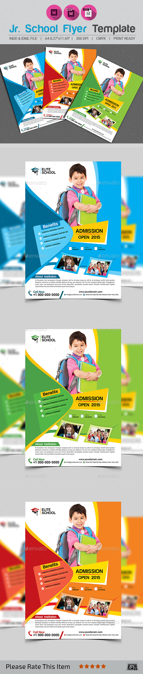 GraphicRiver Junior School Flyer Template 11950176 GraphicRiver Junior School Flyer Template 11950176