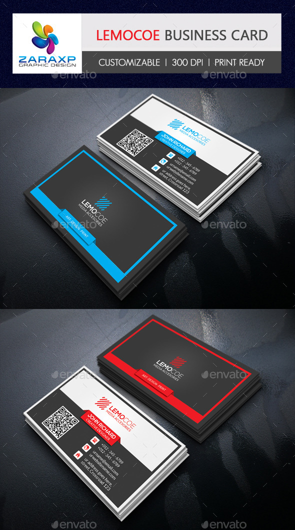 GraphicRiver Lemocoe Business Card 11950332 GraphicRiver Lemocoe Business Card 11950332
