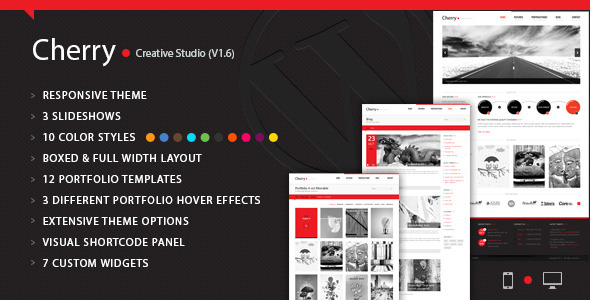 Cherry Portfolio WordPress Theme