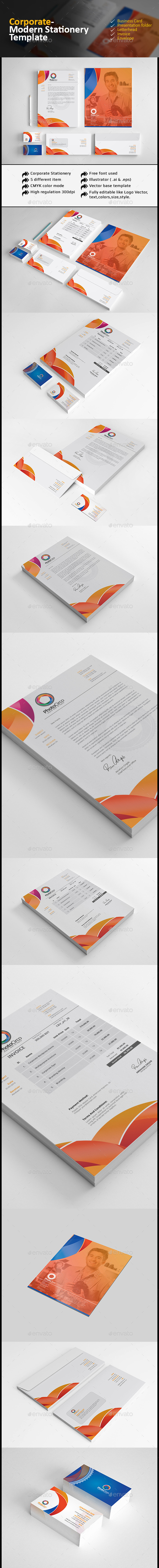 GraphicRiver Corporate Modern Stationery 11953849 GraphicRiver Corporate Modern Stationery 11953849