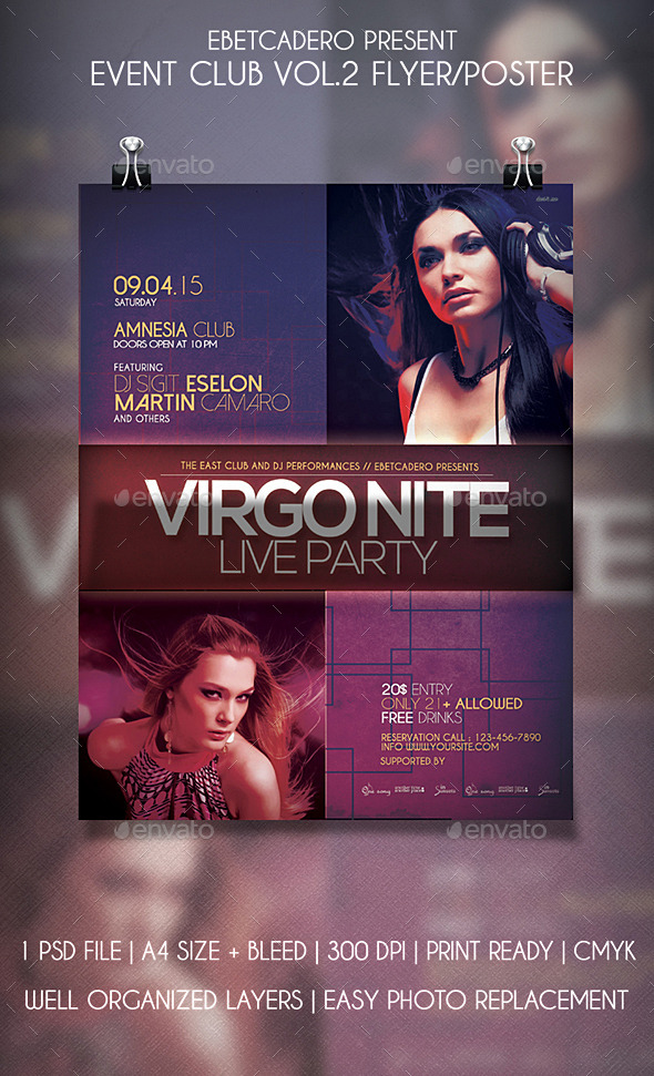 GraphicRiver Event Club Flyer Poster Vol.2 11878521 GraphicRiver Event Club Flyer Poster Vol.2 11878521
