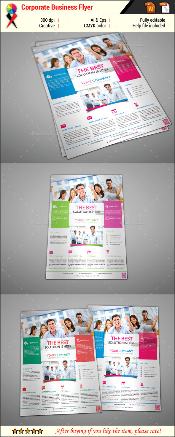 GraphicRiver Corporate Business Flyer 11954731 GraphicRiver Corporate Business Flyer 11954731