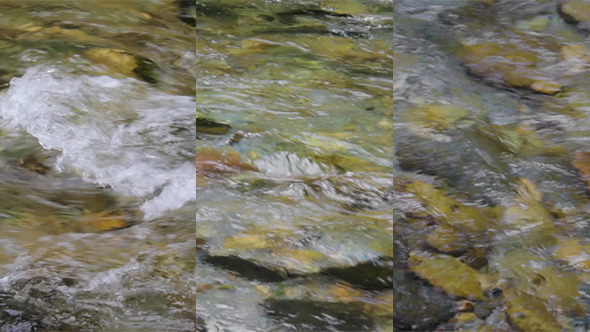 River Water Flowing Pack of 3 River Water Flowing Pack of 3