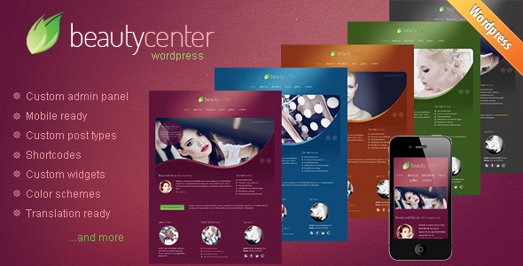 Beauty Center - Responsive Wordpress Theme