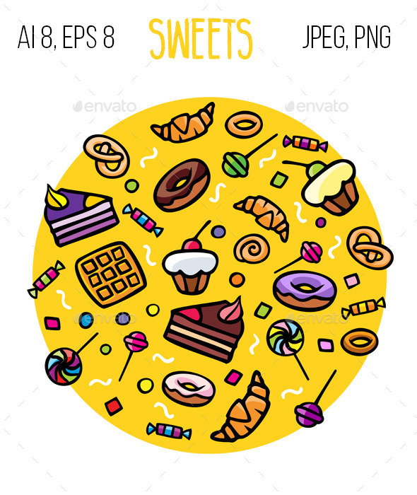 GraphicRiver Sweets 11955859 GraphicRiver Sweets 11955859