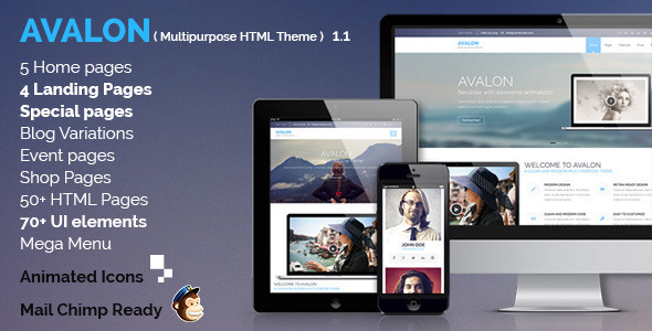 Avalon - Commerce Multipurpose HTML Theme