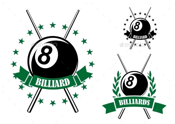 GraphicRiver Billiards Or Pool Sporting Emblem 11956601 GraphicRiver Billiards Or Pool Sporting Emblem 11956601
