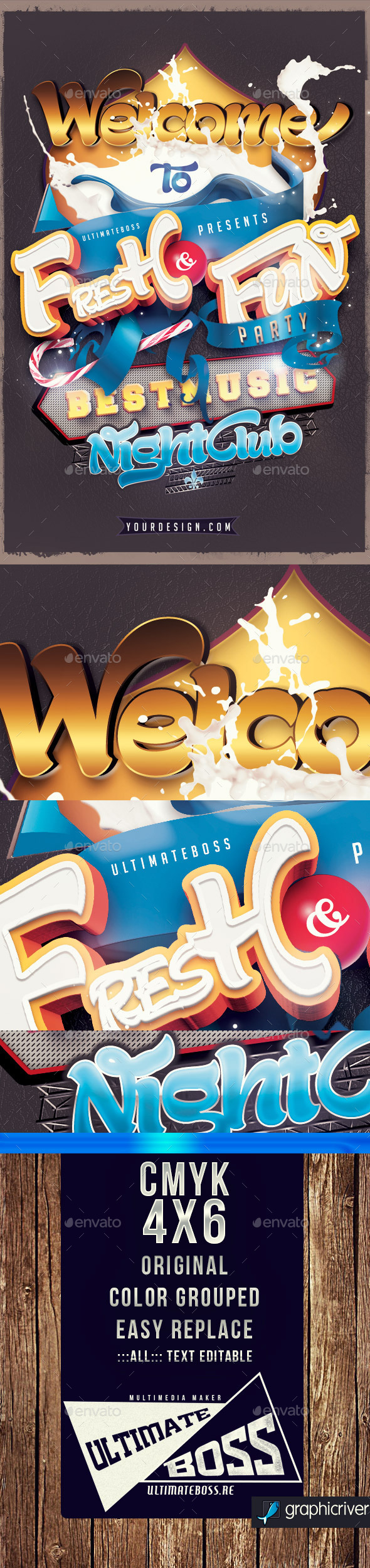 GraphicRiver Fresh and Fun Party 11956812 GraphicRiver Fresh and Fun Party 11956812