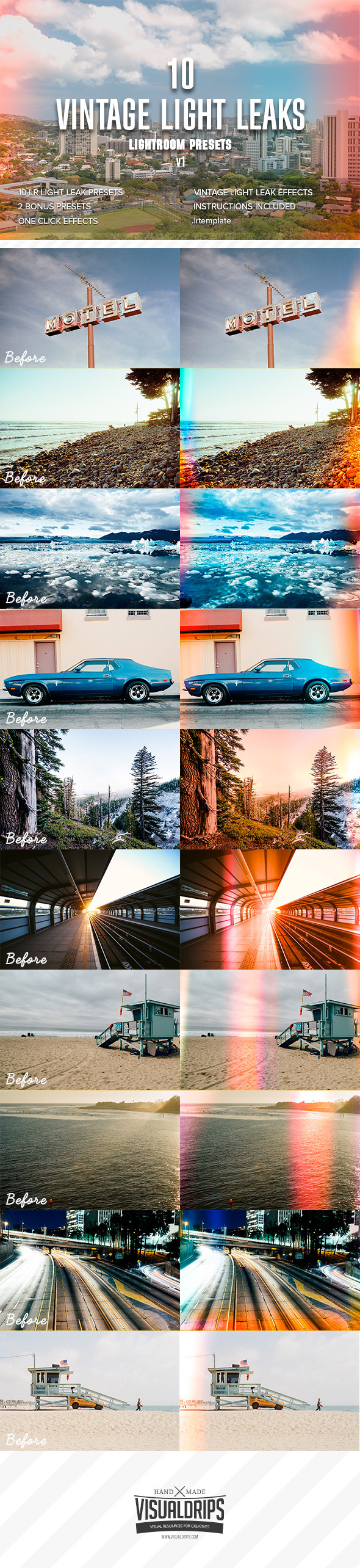 GraphicRiver 10 Vintage Light Leaks vol.1 Lightroom Presets 11956978 GraphicRiver 10 Vintage Light Leaks vol.1 Lightroom Presets 11956978