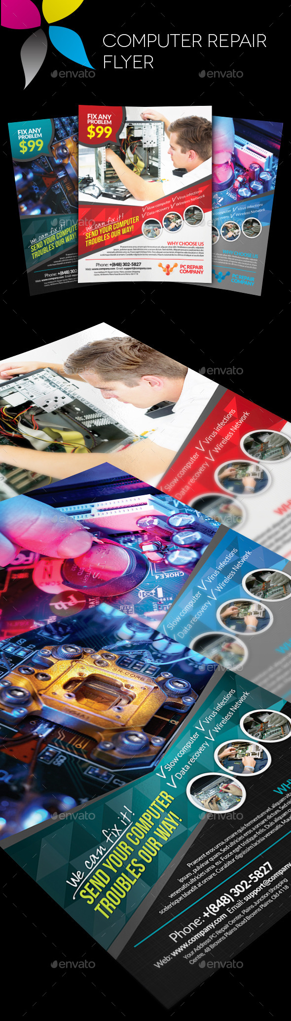 GraphicRiver Computer Repair Flyer 11957305 GraphicRiver Computer Repair Flyer 11957305