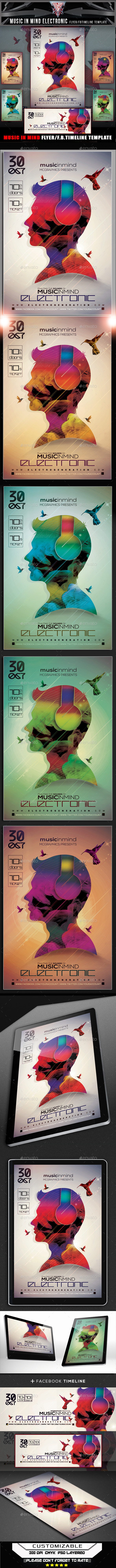 GraphicRiver Music In Mind Electronic Flyer Template 11955736 GraphicRiver Music In Mind Electronic Flyer Template 11955736