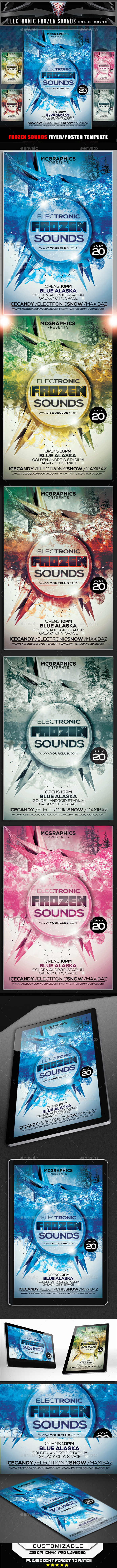 GraphicRiver Frozen Sounds Flyer Template 11959645 GraphicRiver Frozen Sounds Flyer Template 11959645