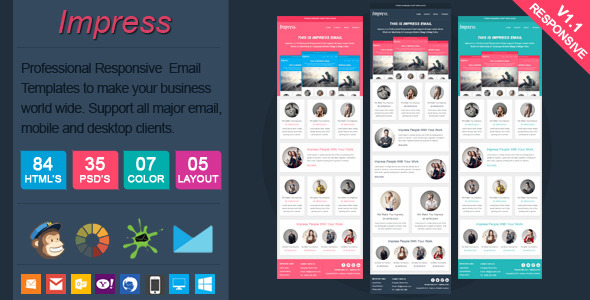 Impress - Clean Responsive Email Template