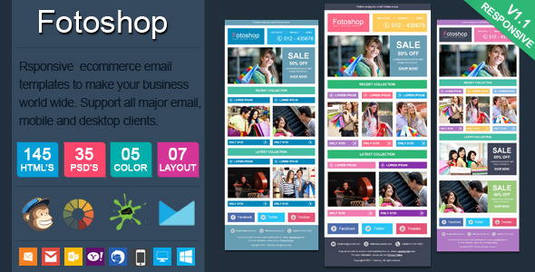 Fotoshop - Responsive Ecommerce Email Newsletter