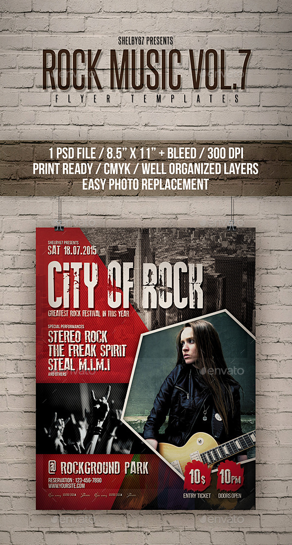 GraphicRiver Rock Music Flyer Poster Vol 7 11964382 GraphicRiver Rock Music Flyer Poster Vol 7 11964382