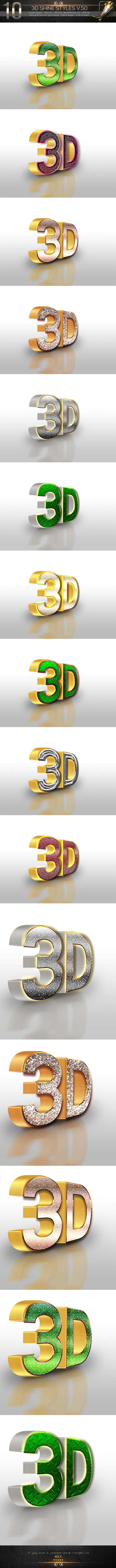 GraphicRiver 10 3D Text Style V.50 11965140 GraphicRiver 10 3D Text Style V.50 11965140