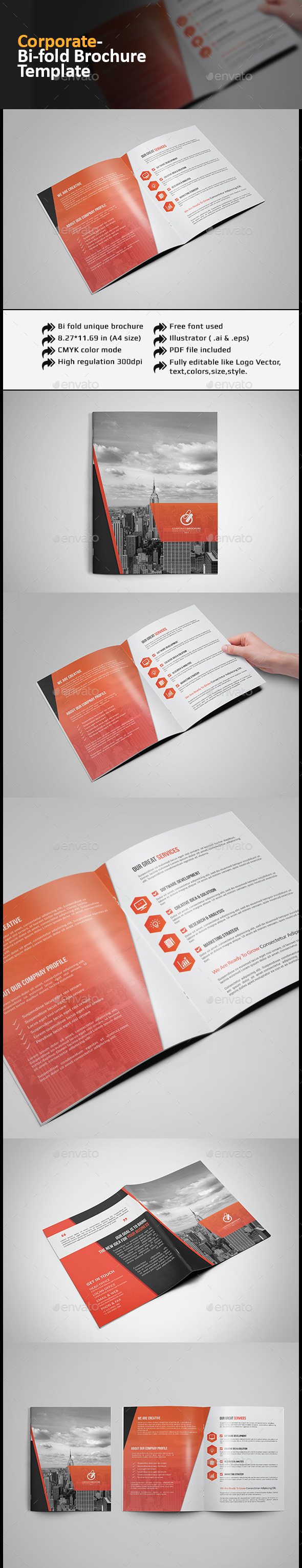 GraphicRiver Corporate Bi-fold Brochure 11965389 GraphicRiver Corporate Bi-fold Brochure 11965389