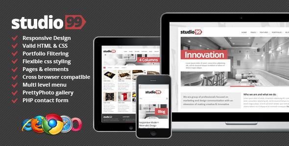 Studio99 - Responsive Modern Design