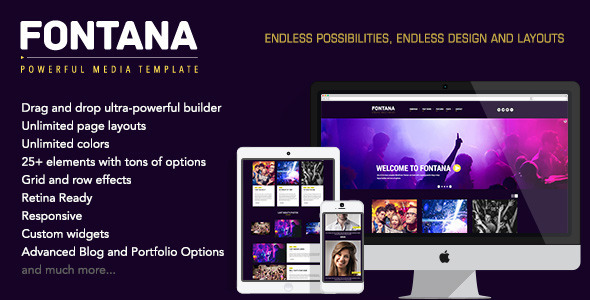 Fontana - Powerful Media WordPress Theme