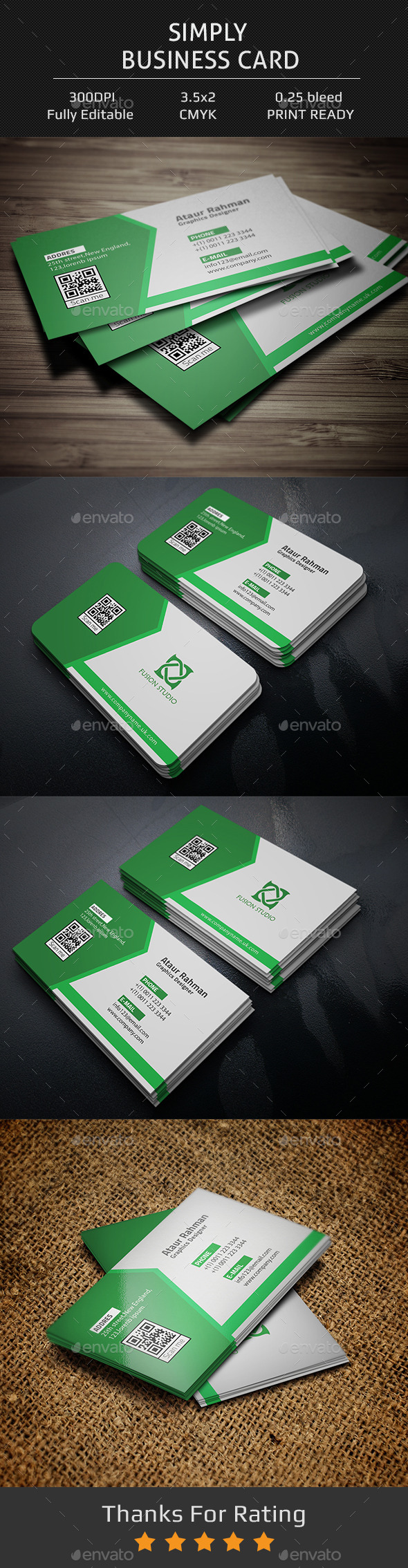 GraphicRiver Simply Business Card 11968356 GraphicRiver Simply Business Card 11968356