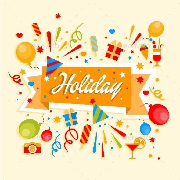 GraphicRiver Ribbon And Party Entertainment 11968614 GraphicRiver Ribbon And Party Entertainment 11968614