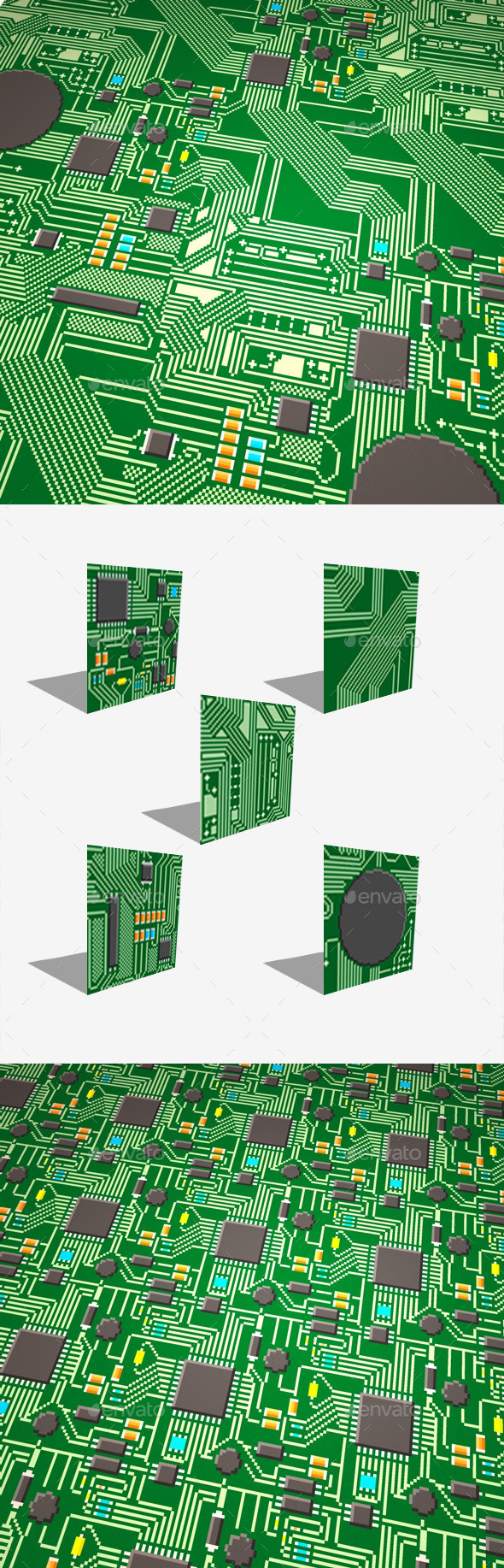 GraphicRiver 5 Circuit Board Pixel Seamless Modular Textures 11893497 GraphicRiver 5 Circuit Board Pixel Seamless Modular Textures 11893497