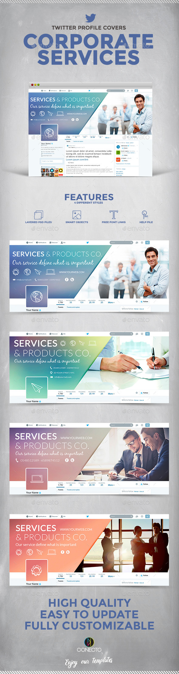 GraphicRiver Twitter Covers Corporate Services 11973812 GraphicRiver Twitter Covers Corporate Services 11973812