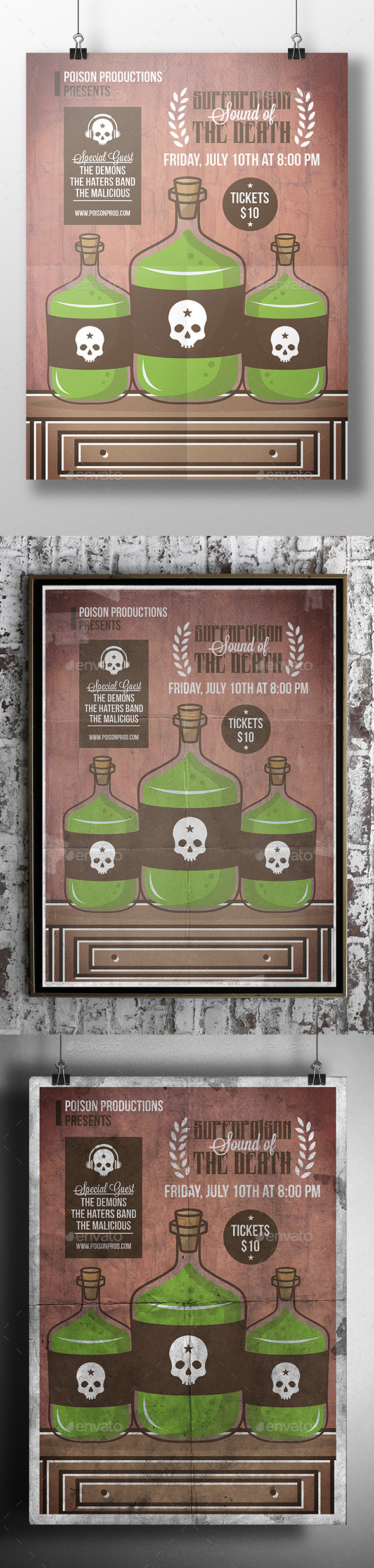 GraphicRiver Poison Bottle Flyer Template 11974444 GraphicRiver Poison Bottle Flyer Template 11974444