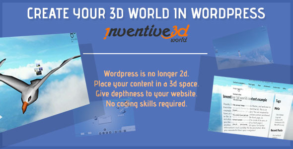 Inventive 3d world engine