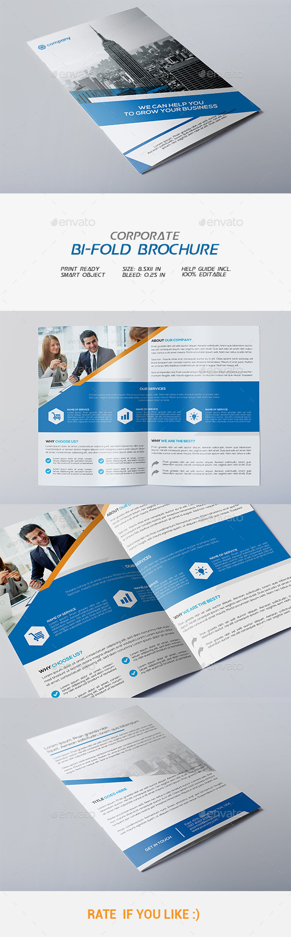 GraphicRiver Corporate Bi-fold Brochure 11975241 GraphicRiver Corporate Bi-fold Brochure 11975241