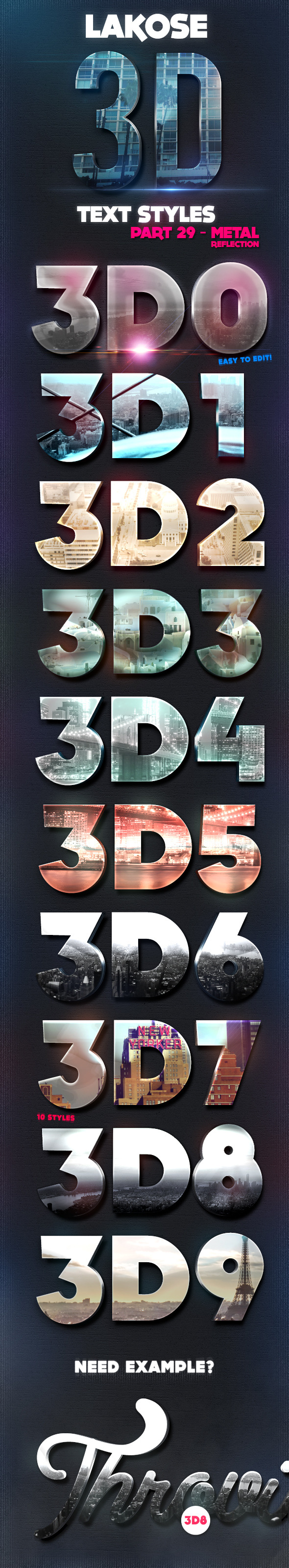GraphicRiver Lakose 3D Text Styles Part 29 11975507 GraphicRiver Lakose 3D Text Styles Part 29 11975507