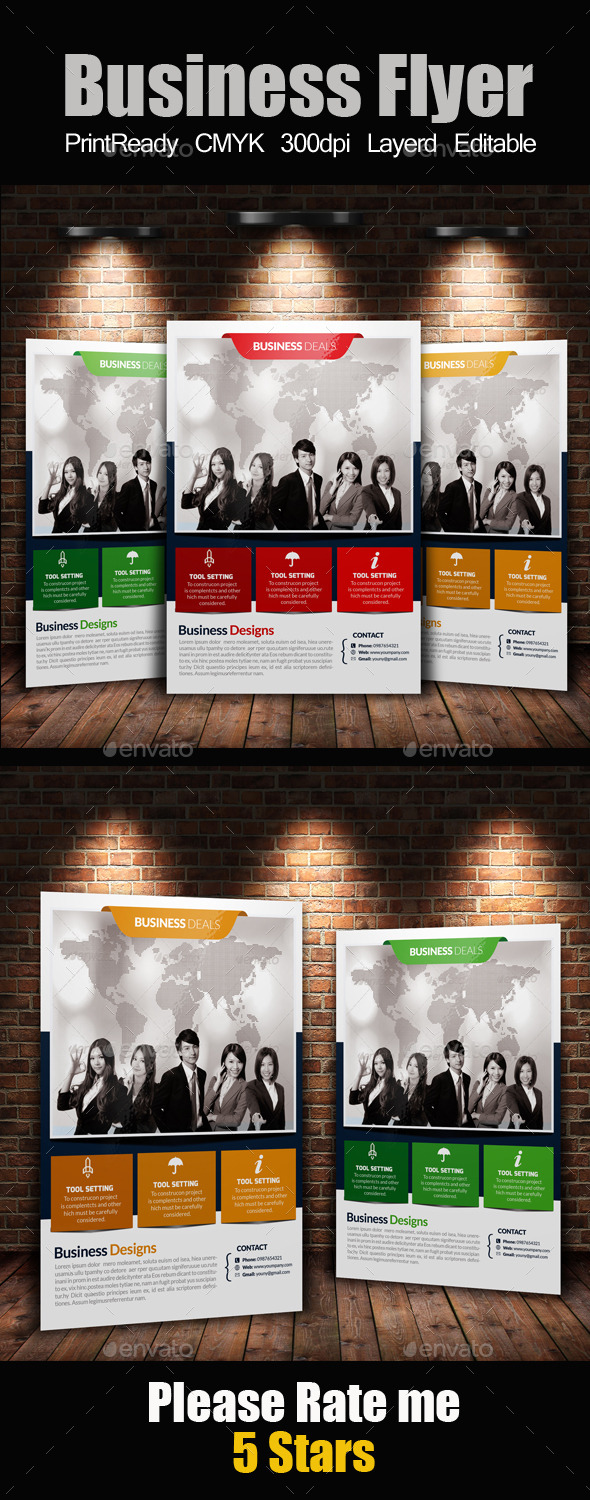 GraphicRiver A4 Business Flyer Template 11975626 GraphicRiver A4 Business Flyer Template 11975626