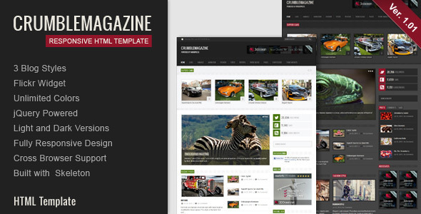 Crumble - Responsive HTML Template