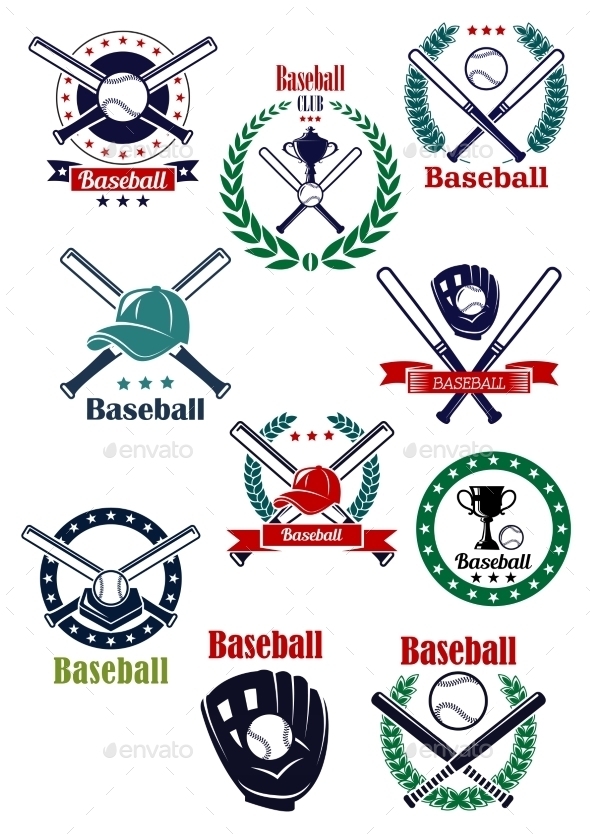 GraphicRiver Baseball Game Retro Emblems And Icons 11976920 GraphicRiver Baseball Game Retro Emblems And Icons 11976920