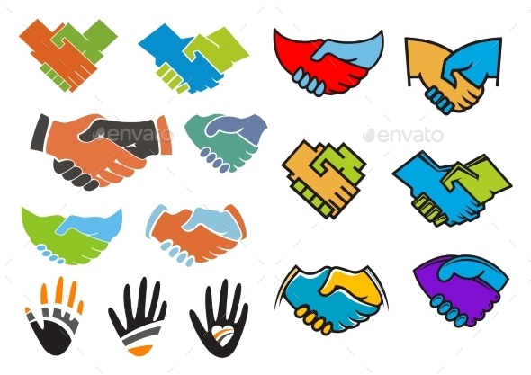 GraphicRiver Colorful Partnership And Friendship Symbols 11976921 GraphicRiver Colorful Partnership And Friendship Symbols 11976921