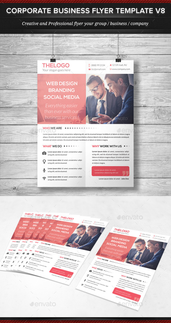GraphicRiver Corporate Business Flyer Template V8 11977419 GraphicRiver Corporate Business Flyer Template V8 11977419